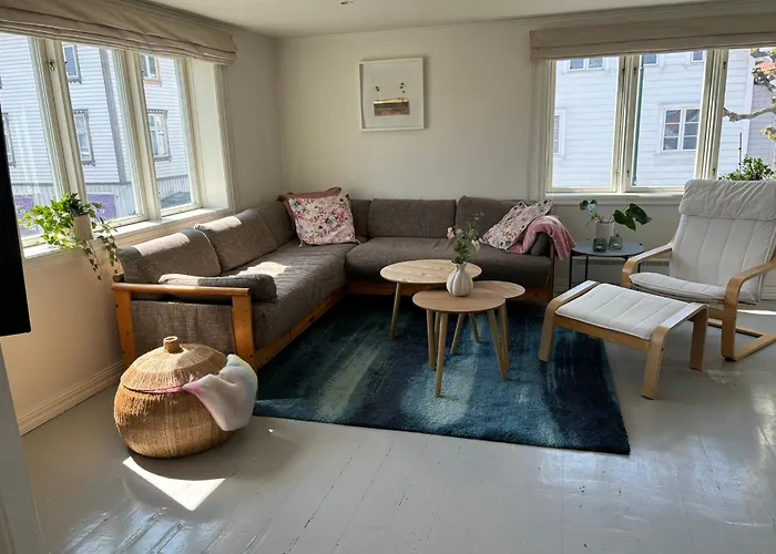 Romslig I Sentrum Med Egen Takterrasse Apartament